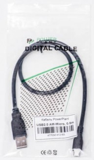 Кабель USB PowerPlant USB 2.0 AM - Micro KD00AS1218