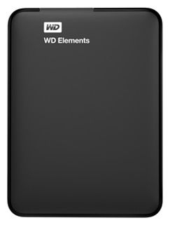 Внешний диск WD 2TB ELEMENTS PORTABLE BLACK