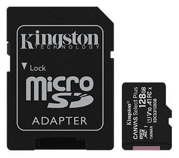 Карта памяти microSDXC 128GB Kingston Canvas Select Plus SDCS2/128GB
