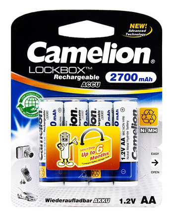 Аккумулятор CAMELION NH-AA2700LBP4 Аккумулятор CAMELION NH-AA2700LBP4