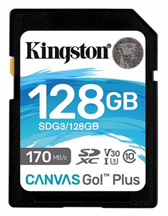 Карта памяти SD 128GB Kingston SDG3/128GB