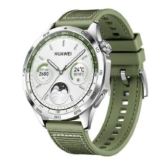 Смарт-часы HUAWEI WATCH GT 4 (46mm) Green Woven Strap (Phoinix-B19W)