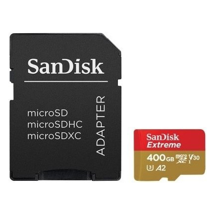 Карта памяти MicroSD 400GB SanDisk Extreme SDSQXA1-400G-GN6MA