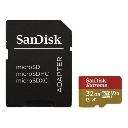 Карта памяти MicroSD 32GB SanDisk Extreme SDSQXAF-032G-GN6AT