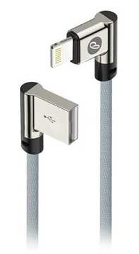 Кабель OLMIO USB 2.0 - Lightning 1м серый