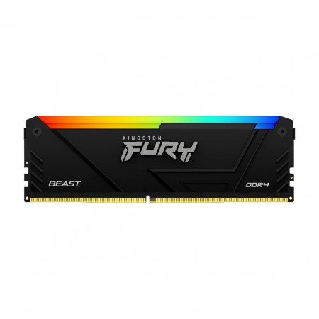 Оперативная память 16Gb Kingston Fury Beast RGB KF432C16BB12A/16WP