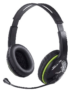 Наушники Headphone + Mic Genius HS-400A Green Комбинированный
