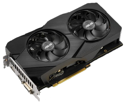 Видеокарта 6 Gb ASUS DUAL GTX 1660 Super DUAL-GTX1660S-O6G-EVO