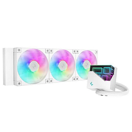 Водяное охлаждение Deepcool LT360 WH ARGB R-LT360-WHAMNC-G-1