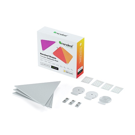 Smart lighting Expansion Pack Nanoleaf Shapes, Triangles, (NL47-0001TW-3PK), White, 3 Pack