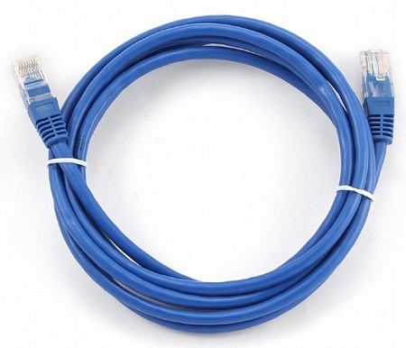 Патч корд UTP 5e-Cat 2 m Cablexpert PP12-2M/B синий