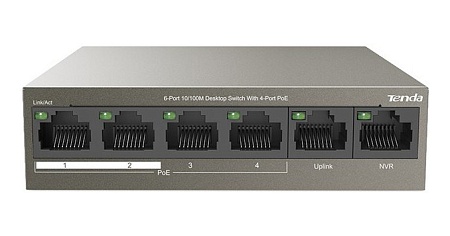 Коммутатор Tenda TEF1106P-4-63W