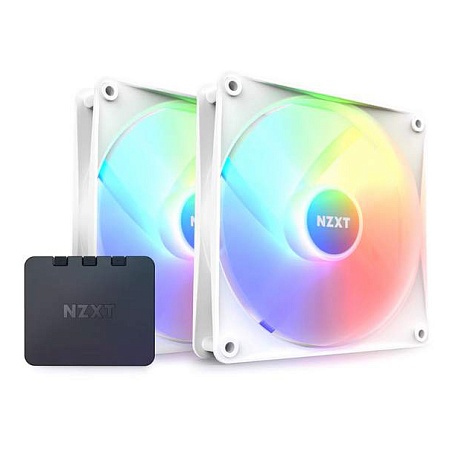 Комплект кулеров для корпуса NZXT F140 RGB Core RF-C14DF-W1 White 2в1