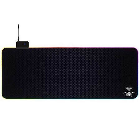 Коврик для мыши Aula F-X5 800x300mm USB RGB backlight black