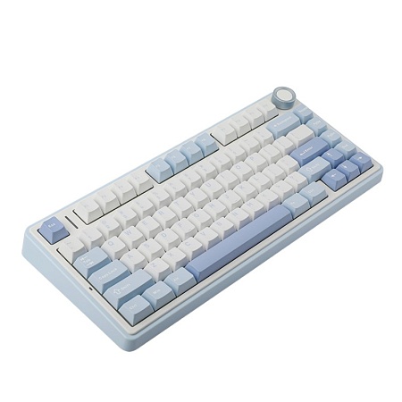 Клавиатура AULA F75 Blue-white-dark blue