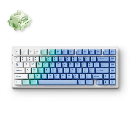 Клавиатура MCHOSE G75 PRO Arctic Snow Matcha Latte Switch V2 80keys EN 8000mAh Wireless