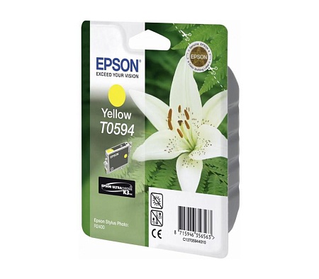 Картридж Epson C13T05944010 R2400 желтый