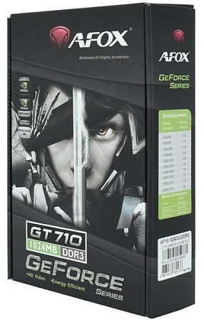Видеокарта 1 GB Afox GT 710 AF710-1024D3L5