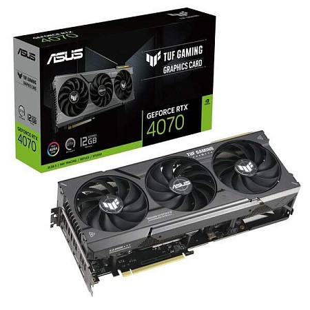 Видеокарта 12GB ASUS RTX4070 GDDR6XTUF-RTX4070-12G-GAMING Видеокарта 12GB ASUS RTX4070 GDDR6XTUF-RTX4070-12G-GAMING