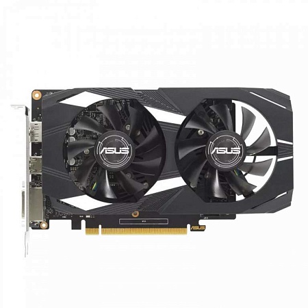 Видеокарта 4Gb ASUS GTX1650 OC DUAL-GTX1650-O4GD6-P-V2