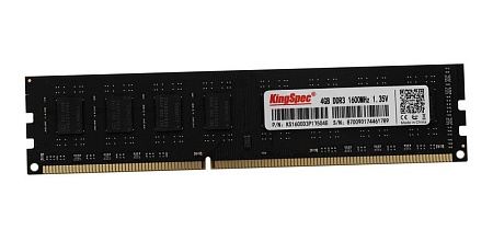 Оперативная память 4 GB KingSpec DDR3 1600MHz 1.35V Оперативная память 4 GB KingSpec DDR3 1600MHz 1.35V