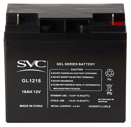 Батарея SVC GL1218 12В 18 Ач