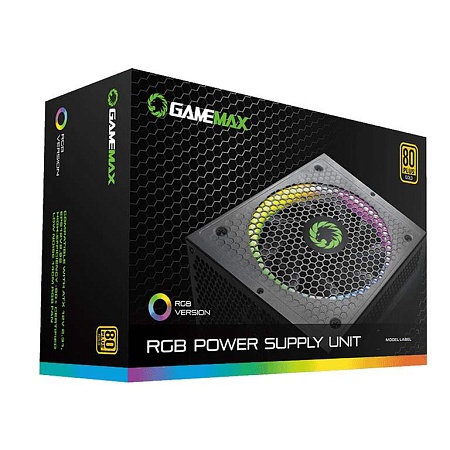 Блок питания 1050W Gamemax RGB1050 PRO BK Gold