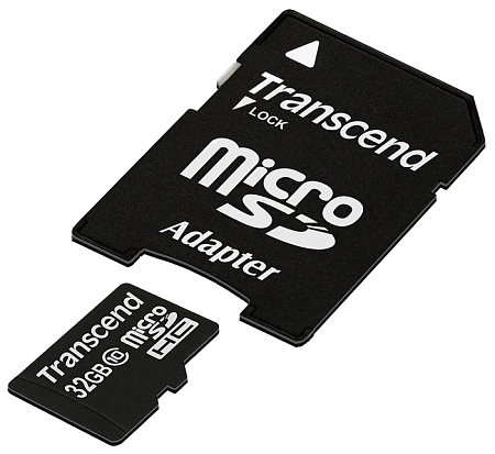 Карта памяти MicroSD 32GB Transcend TS32GUSDHC10