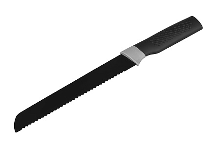 Кухонный нож для хлеба Ardesto Black Mars, 33 см, черный, нерж. сталь, пластик AR2015SK