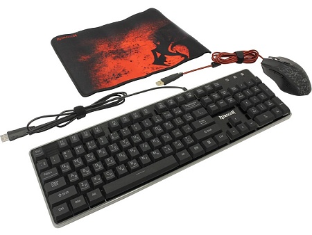 Клавиатура + мышка Redragon S107 Black