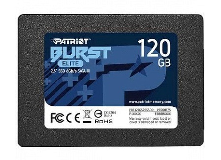 SSD накопитель 120 GB Patriot Burst PBE120GS25SSDR