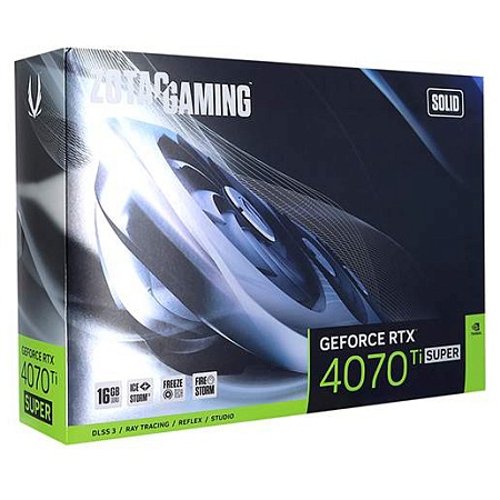 Видеокарта 16 GB ZOTAC GAMING RTX 4070 Ti SUPER SOLID ZT-D40730R-10P Видеокарта 16 GB ZOTAC GAMING RTX 4070 Ti SUPER SOLID ZT-D40730R-10P