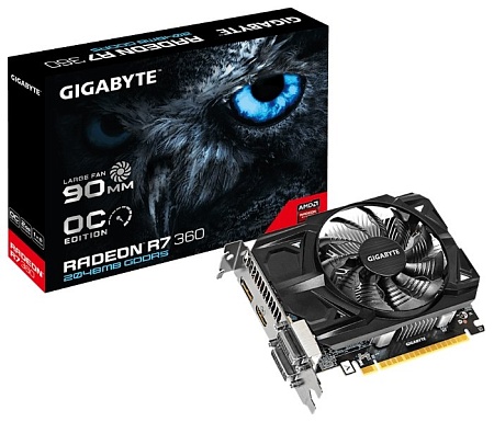 Видеокарта 2 GB Gigabyte GV-R736OC-2GD AMD Radeon R7 360