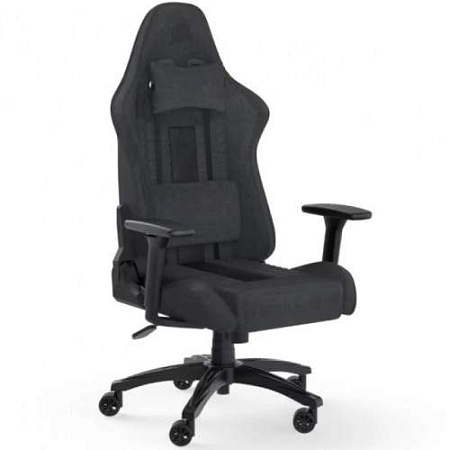 Игровое компьютерное кресло Corsair TC100 Relaxed Черно-серый CF-9010052-WW