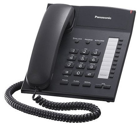 Телефон Panasonic KX-TS2382RUB Black