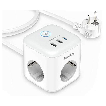 Универсальное USB зарядное устройство Huntkey SGC307 Белый