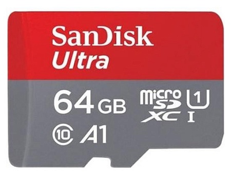 Карта памяти microSDXC SANDISK 64GB ULTRA SDSQUAR-064G-GN6IA