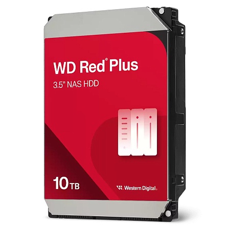 Жесткий диск 10Tb Western Digital RED Plus WD100EFGX