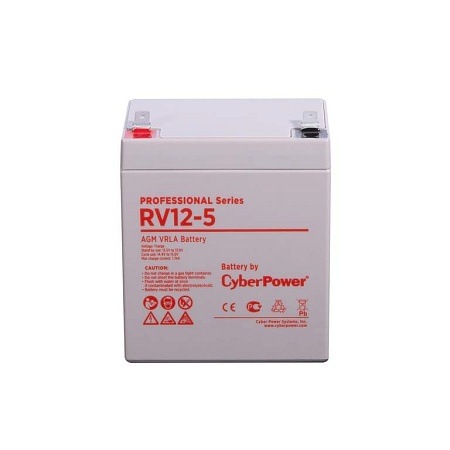 Аккумуляторная батарея CyberPower RV12-5 12В 6 Ач