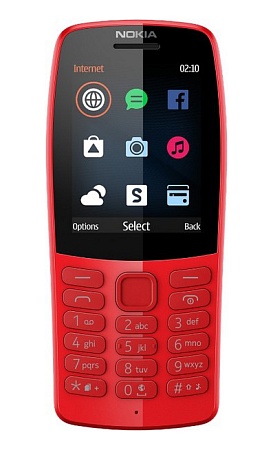 Мобильный телефон Nokia 210 DS TA-1139 Red 16OTRR01A01