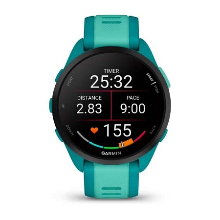 Спортивные часы Garmin FORERUNNER 165 Music Turquoise/Aqua 010-02863-32