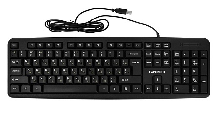 Клавиатура Гарнизон GK-100XL Rus/lat black