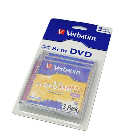 Диск DVD+RW  8 cm Verbatim AZO 43594