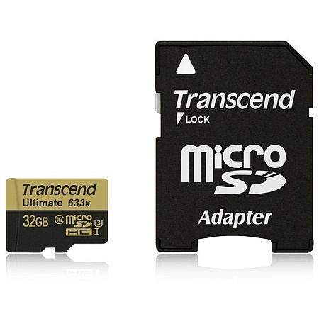 Карта памяти MicroSD Transcend 32GB TS32GUSDU3