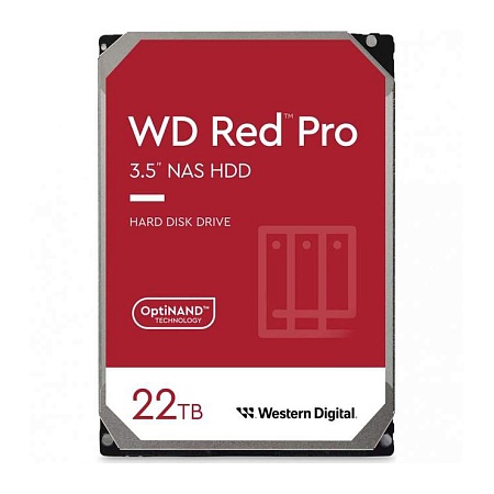Жёсткий диск 22 Tb Western Digital Red Pro WD221KFGX