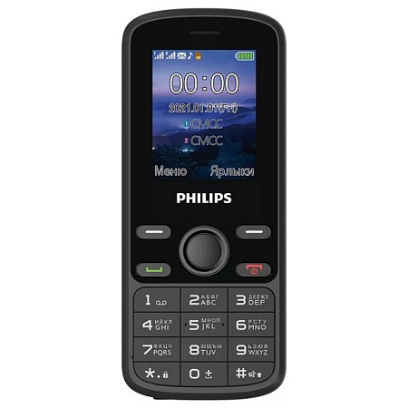 Мобильный телефон Philips Xenium E111 черный