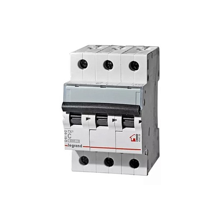 Автоматический выключатель Legrand 404061 3П C 50A TX3 6000 6kA
