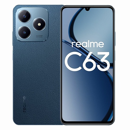 Смартфон REALME RMX3939 C63 6 + 128 ГБ EUCIS Синий