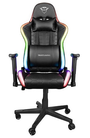 Игровое компьютерное кресло Trust GXT 716 Rizza RGB LED Resto черный