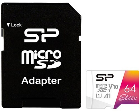 Карта памяти microSDXC 64GB Silicon Power SP064GBSTXBV1V20SP